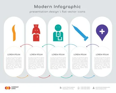 Brush infographics design Stock Illustration