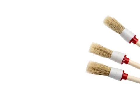 Brush isolated on a white background Stock Photos