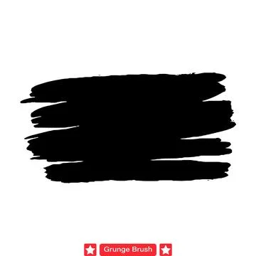 Brush It Off  Bold and Dynamic Grunge Brush Vector Set Stock Illustration