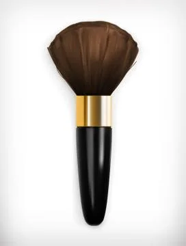 Brush for make up, vector icon Stock Illustration