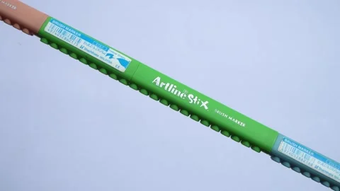 Brush marker pen in circular motion Stock Footage 159778499