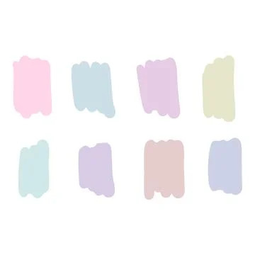 Brush masks Stock Illustration