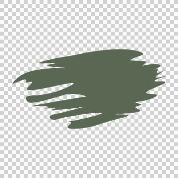 Brush Messy Black Horizontal Stroke texture mark 3 paint Stock Illustration