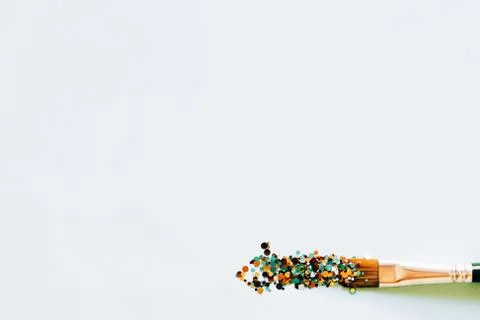 Brush minimalism background 스톡 사진