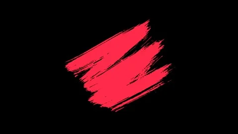 Brush, paint animation Video stock 330479909