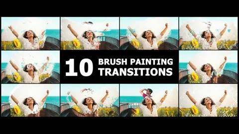 Brush Painting Transitions | After Effects Stock After Effects