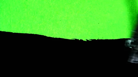 Brush Paints a Green Screen Видео 55487642