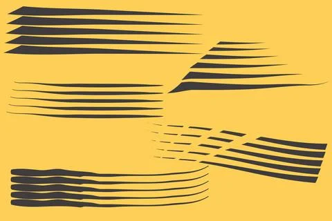 Brush Pattern in plain background Stock Illustration