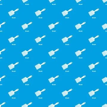 Brush pattern vector seamless blue イラスト素材