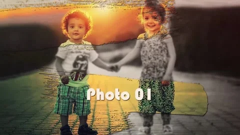 Brush Photo Slideshow Stock After Effects