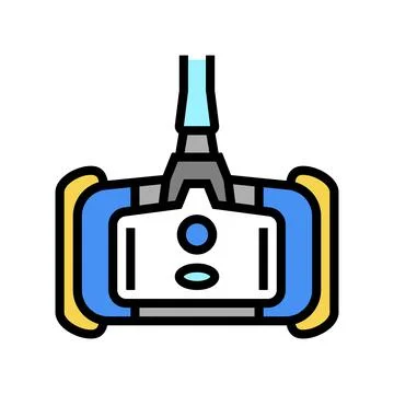 Brush pool color icon vector illustration Illustrazione stock