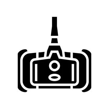 Brush pool glyph icon vector illustration Stock Illustration