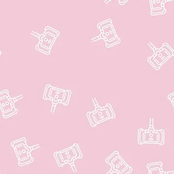 Brush pool line seamless pattern Illustrazione stock