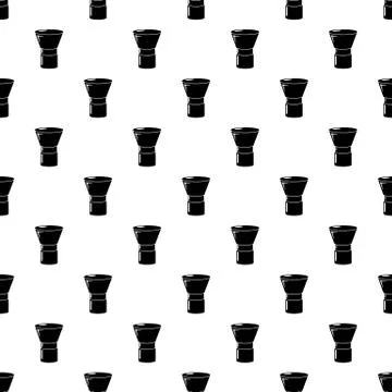 Brush powder pattern vector seamless Illustrazione stock