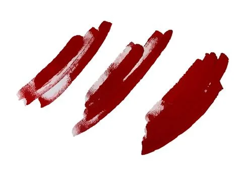 Brush red color shape vector Stock Illustration