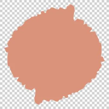Brush Rough Circle Black Shape white texture silhouette Stock Illustration