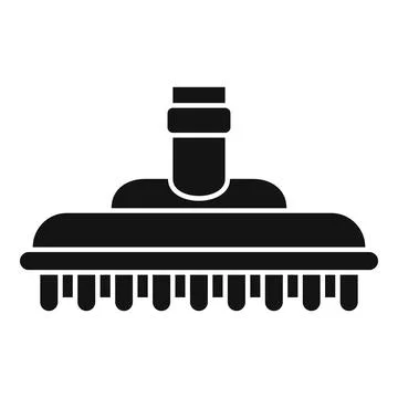 Brush service icon simple . Pool cleaning Stock Illustration