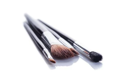 Brush set makeup Stock Photos
