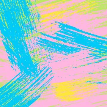 Brush stroke abstract background. Bright colorful grunge hand drawn pattern.  Stock Illustration