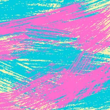 Brush stroke abstract background. Bright colorful grunge hand drawn pattern. Stock Illustration