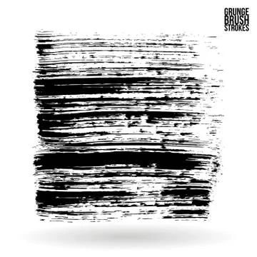 Brush stroke and texture. Vector design. Stock Illustration