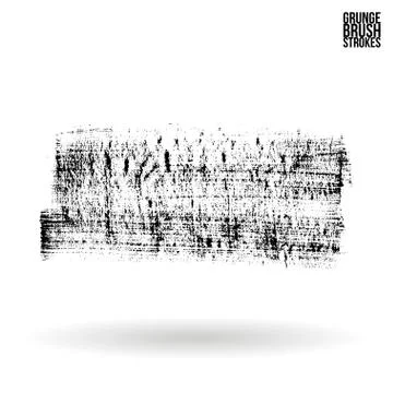 Brush stroke and texture. Vector design. Stock Illustration