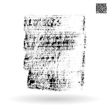 Brush stroke and texture. Vector design. Stock Illustration