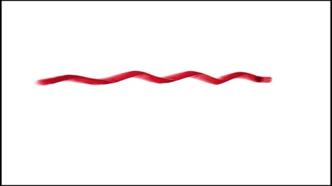 A brush stroke of an arrow pointing right Stock Footage 336008925