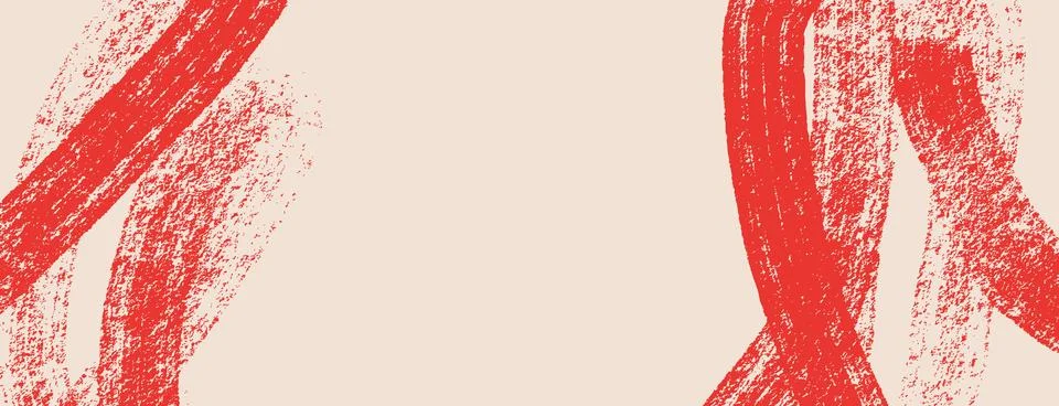 Brush stroke background with dotted texture. banner design with curved bold.. Stock Illustration