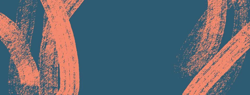 Brush stroke background with dotted texture. banner design with curved bold.. Stock Illustration