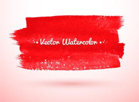 Brush stroke banner Stock Illustration