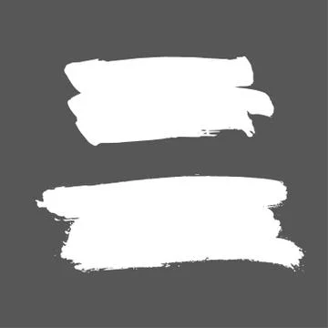 Brush stroke banner. Stock Illustration