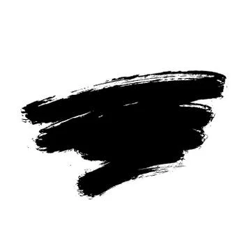 Brush stroke banner. Stock Illustration