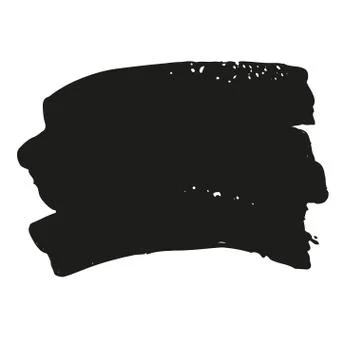 Brush stroke banner. Stock Illustration