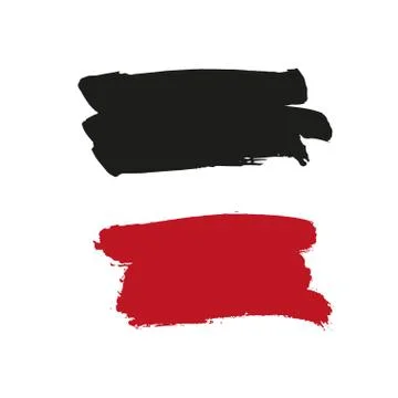 Brush stroke banner. Stock Illustration