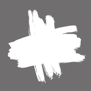 Brush stroke banner. Stock Illustration