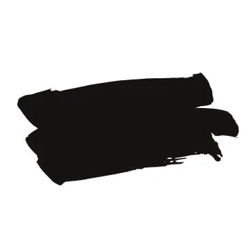 Brush stroke banner. Illustrazione stock