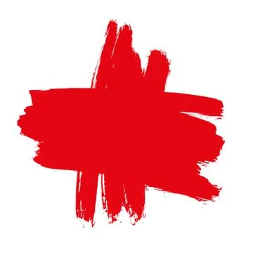 Brush stroke banner. Illustrazione stock