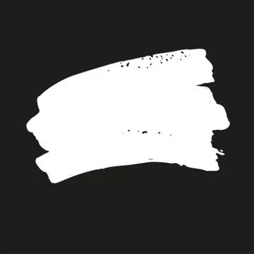 Brush stroke banner. Illustrazione stock