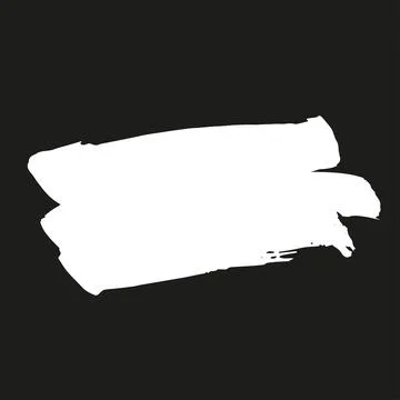 Brush stroke banner. Illustrazione stock