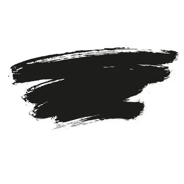 Brush stroke banner. Stock Illustration