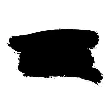 Brush stroke banner. Stock Illustration