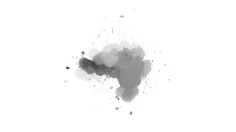 Brush stroke cinematic alpha overlay fluid textured reveal Stock Footage 221120874