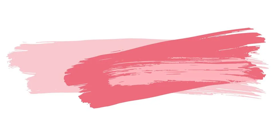 Brush stroke composition element. Vector stock hand draw illustration isolated Stock Illustration