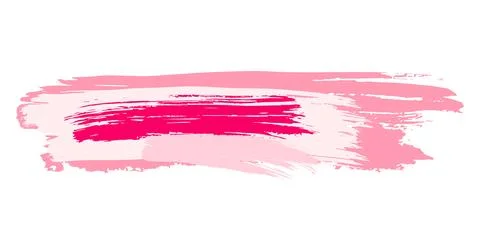 Brush stroke composition element. Vector stock hand draw illustration isolated Stock Illustration