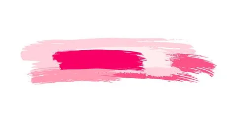 Brush stroke composition element. Vector stock hand draw illustration isolated Stock Illustration