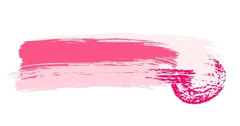 Brush stroke composition element. Vector stock hand draw illustration isolated Stock Illustration