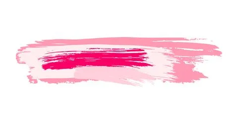 Brush stroke composition element. Vector stock hand draw illustration isolated Stock Illustration