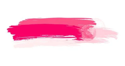 Brush stroke composition element. Vector stock hand draw illustration isolated Stock Illustration