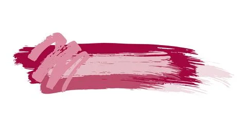 Brush stroke composition element. Vector stock hand draw illustration isolated Stock Illustration